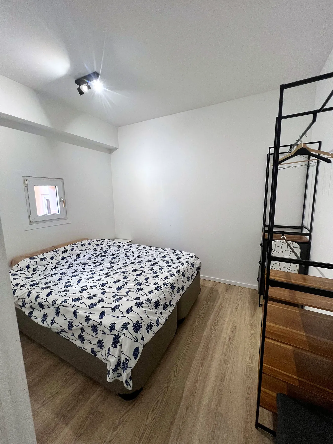 Bedroom seen from the doorway