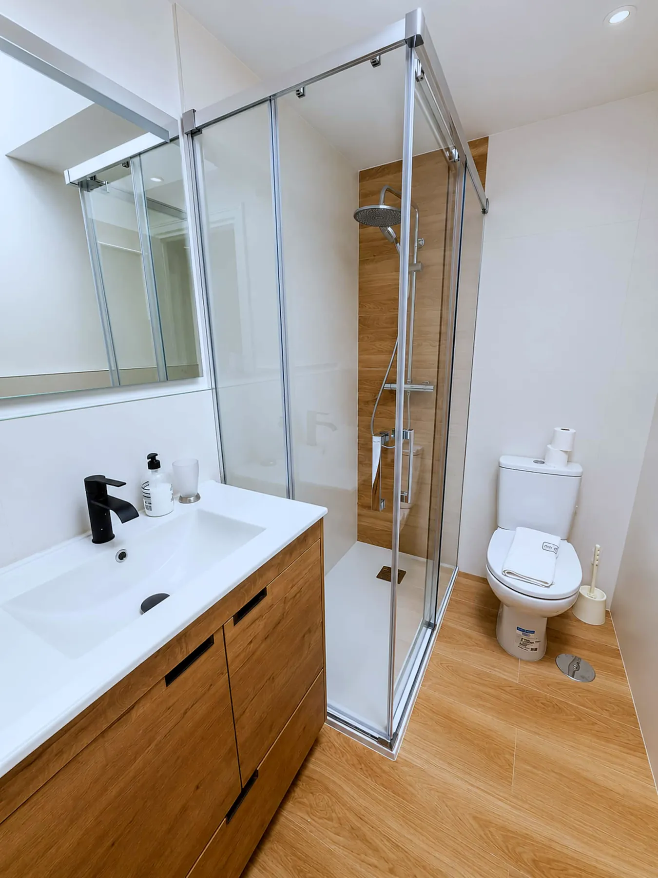 Second bathroom with walk-in shower
